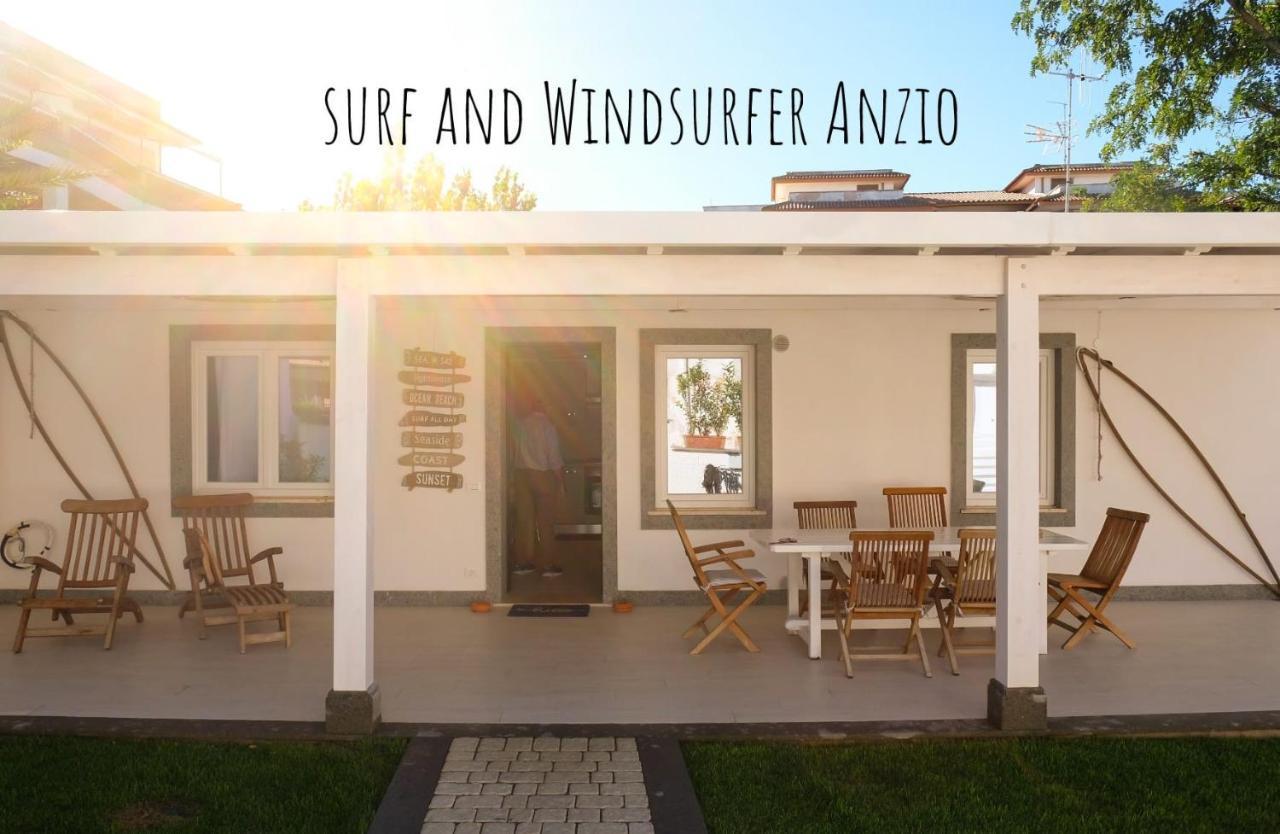 Surf And Windsurfer House Anzio Apartment Bagian luar foto