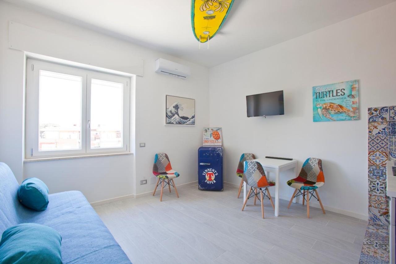 Surf And Windsurfer House Anzio Apartment Bagian luar foto