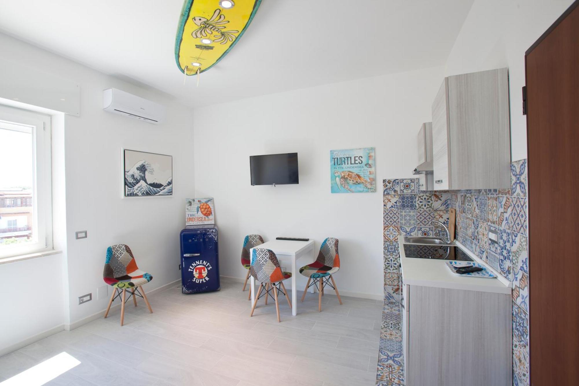 Surf And Windsurfer House Anzio Apartment Bagian luar foto