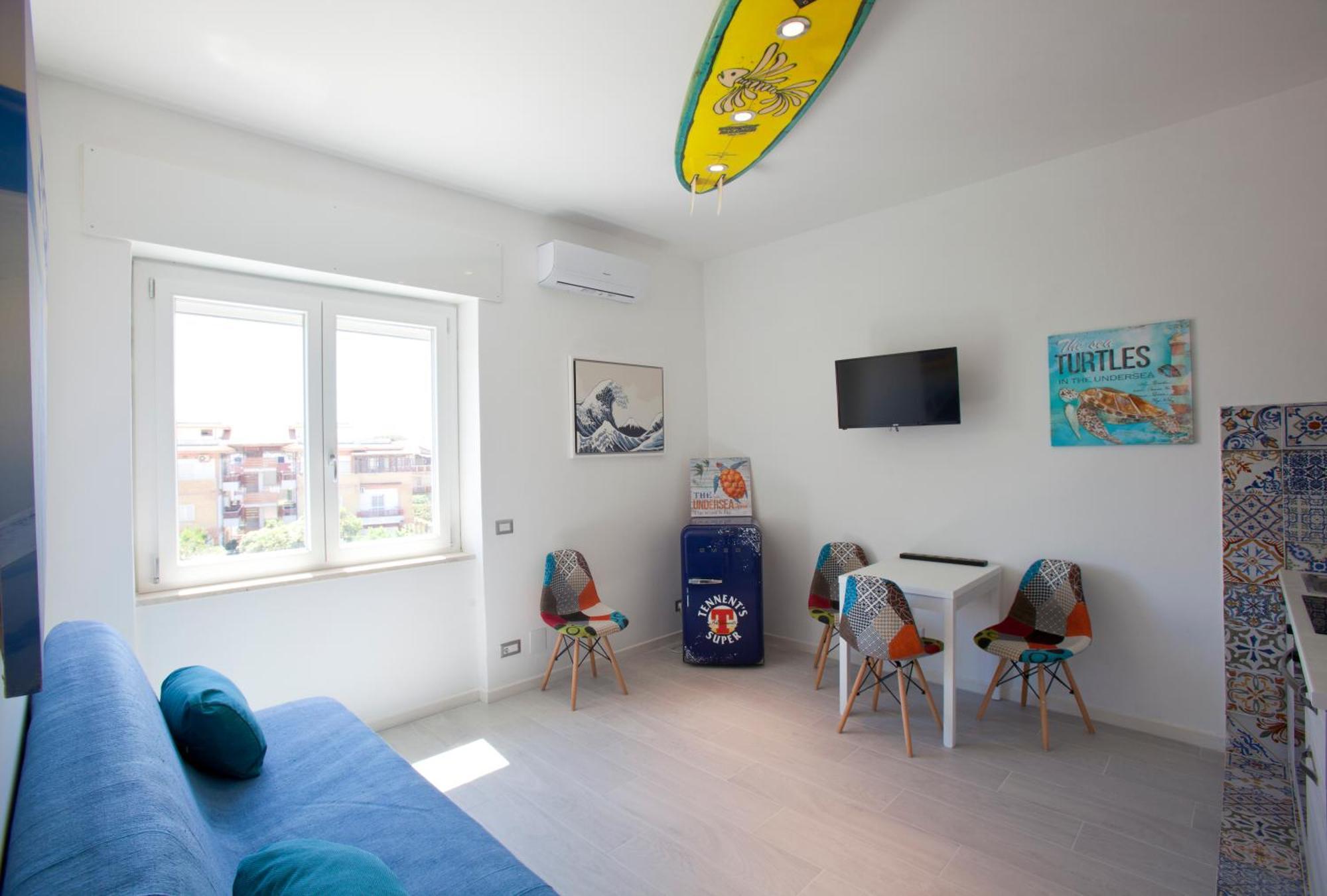 Surf And Windsurfer House Anzio Apartment Bagian luar foto